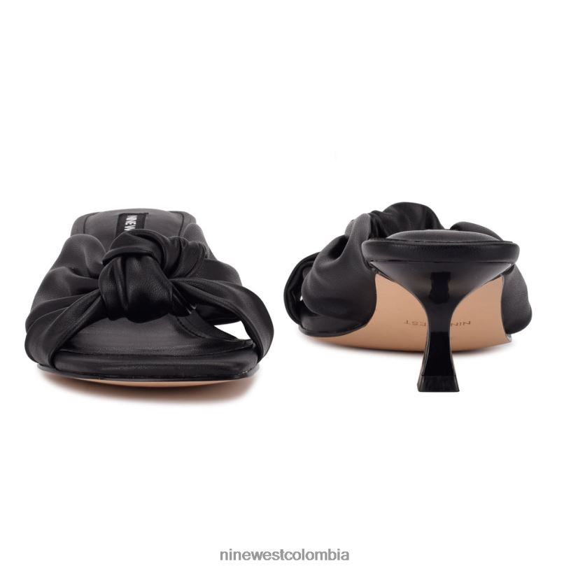 X0LV062260 negro sandalias con tacón dipa Nine West