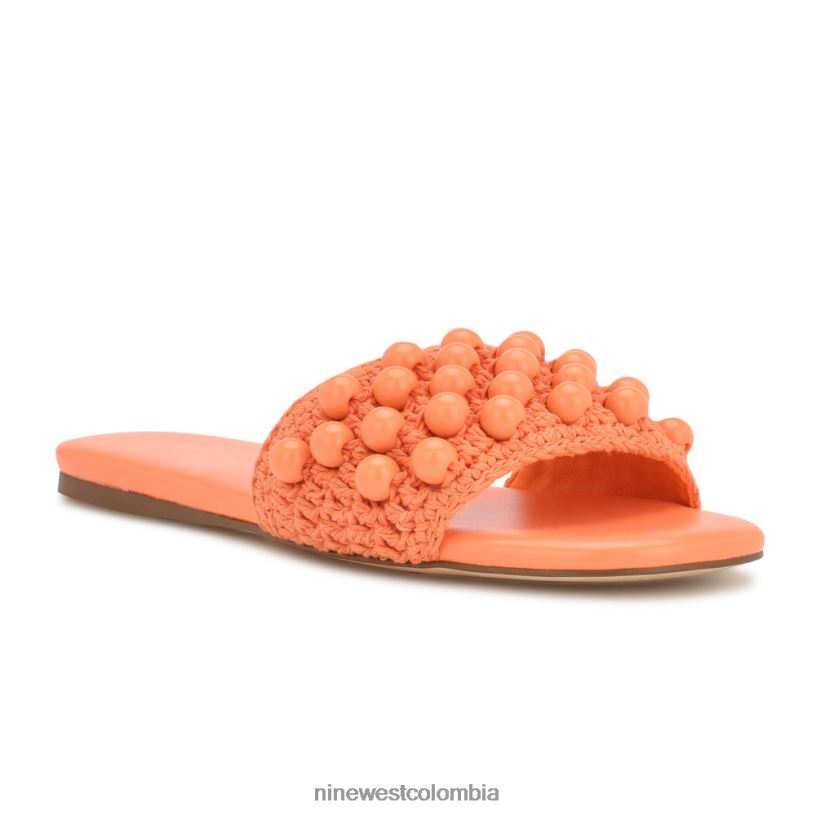 X0LV06643 naranja sandalias tejidas leelee Nine West