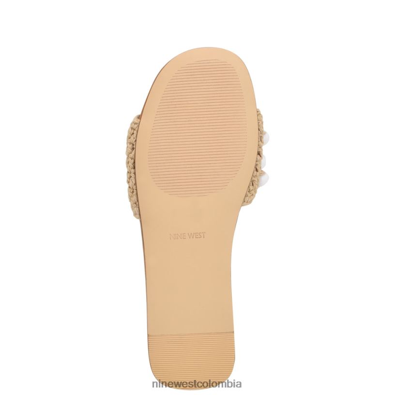 X0LV06644 blanco natural sandalias tejidas leelee Nine West