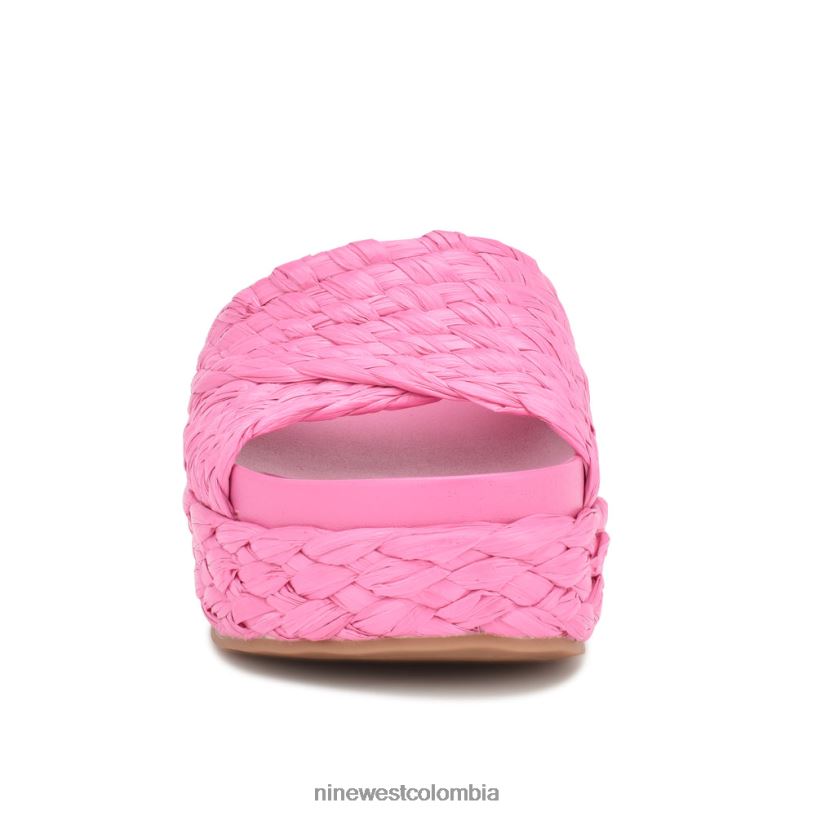 X0LV06646 rafia rosa sandalias estilo alpargata canni Nine West