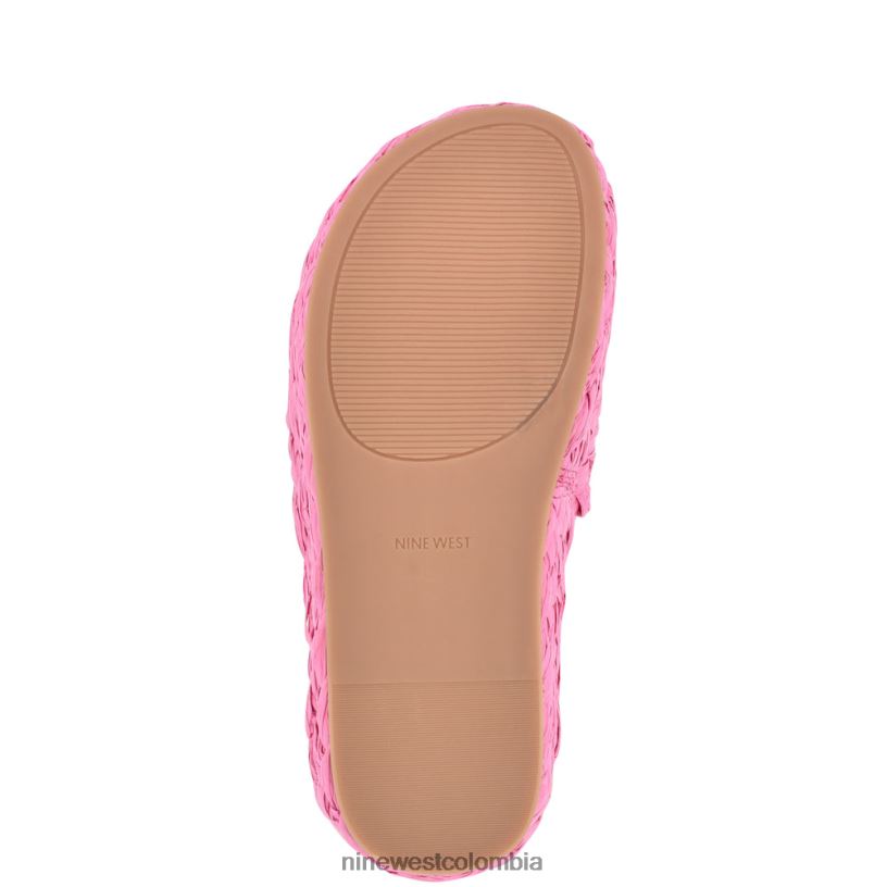 X0LV06646 rafia rosa sandalias estilo alpargata canni Nine West