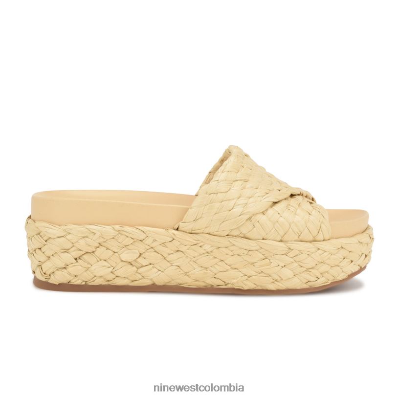 X0LV06647 rafia natural sandalias estilo alpargata canni Nine West