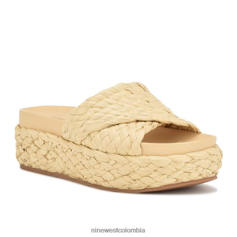 X0LV06647 rafia natural sandalias estilo alpargata canni Nine West