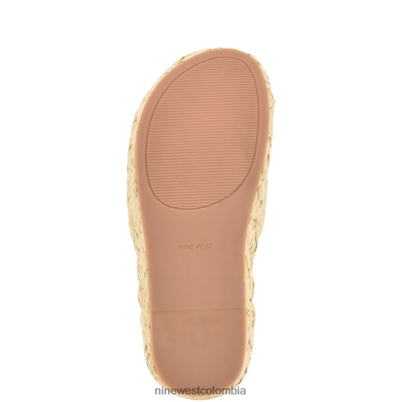 X0LV06647 rafia natural sandalias estilo alpargata canni Nine West