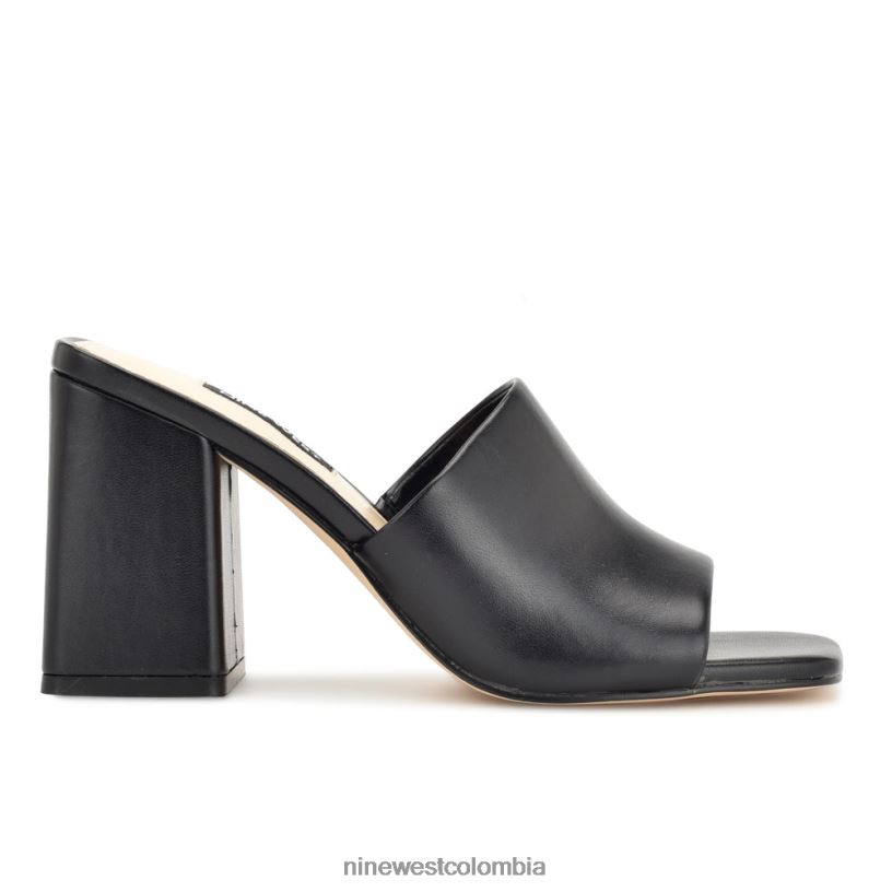 X0LV06652 negro sandalias con tacón teice Nine West