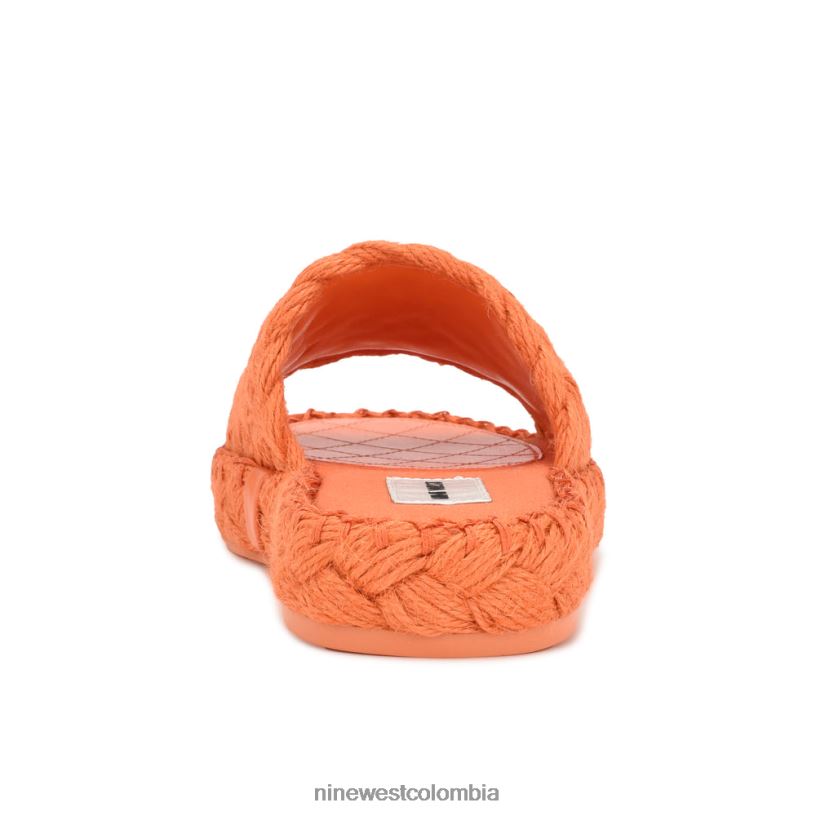 X0LV06654 naranja sandalias Stef tejidas Nine West