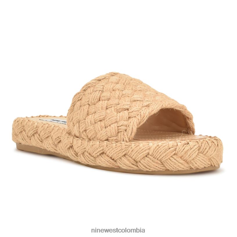 X0LV06655 natural sandalias Stef tejidas Nine West