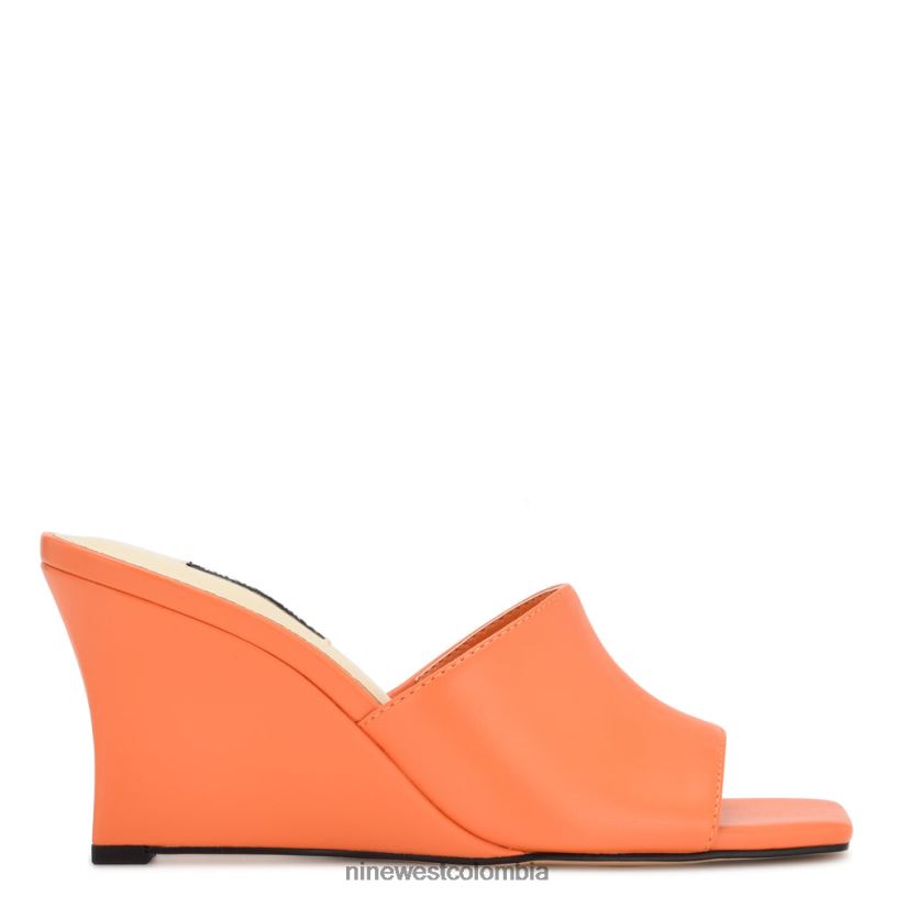 X0LV06682 naranja sandalias con cuña rovah Nine West