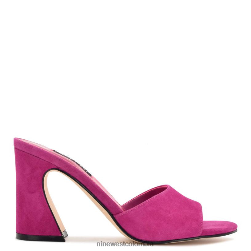 X0LV06701 gamuza rosa sandalias de tacón ulala Nine West