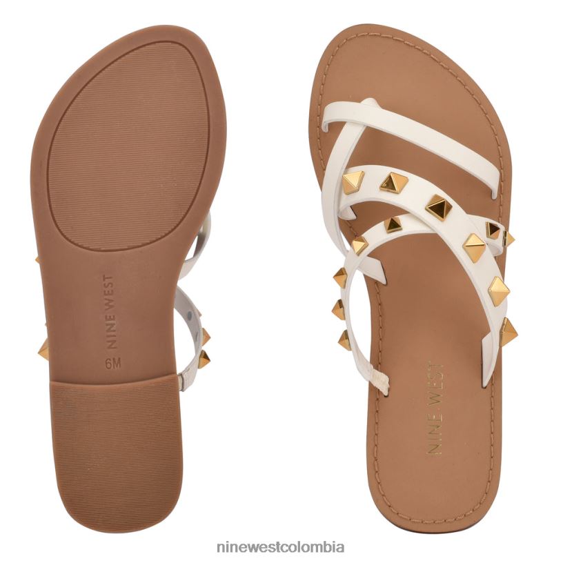 X0LV06100 blanco sandalias planas cerri Nine West