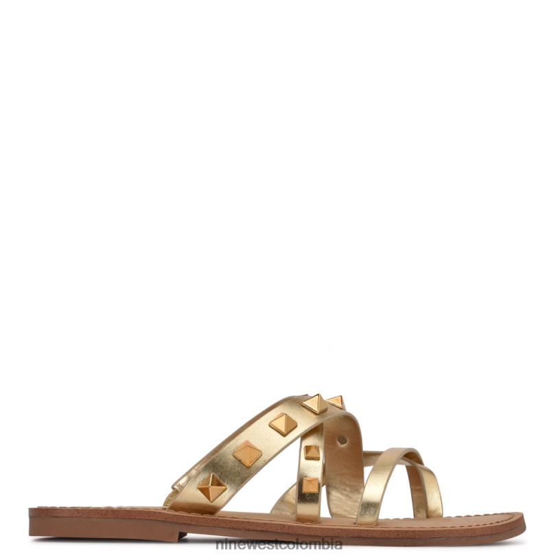 X0LV06101 platino sandalias planas cerri Nine West