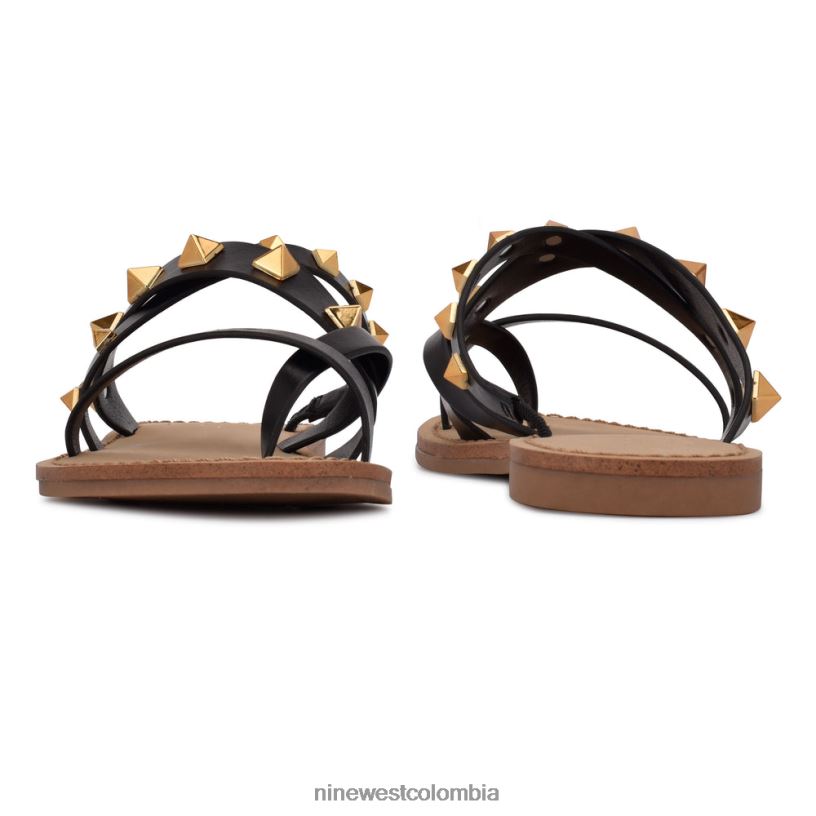 X0LV06103 negro sandalias planas cerri Nine West