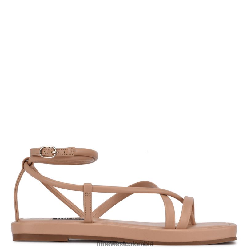 X0LV06119sandalias planas con tiras waren Nine West