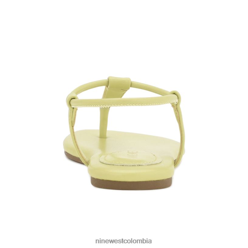 X0LV0624 verde sandalias planas bassie Nine West