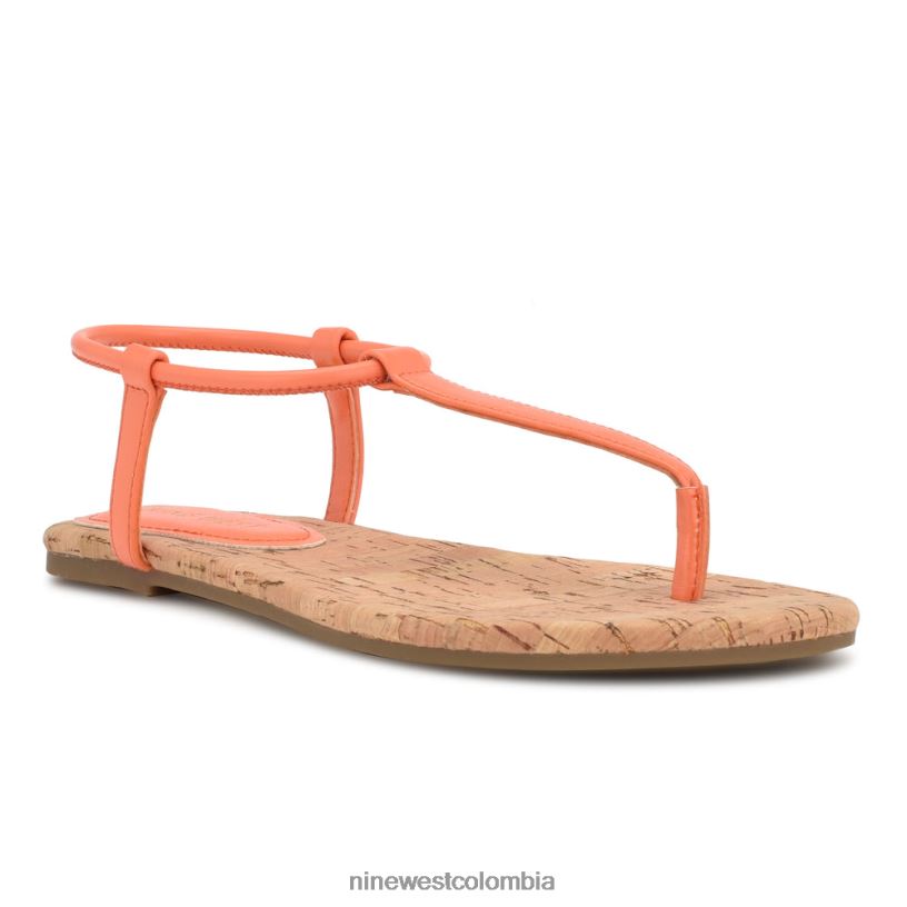 X0LV0625 naranja perfecto sandalias planas bassie Nine West