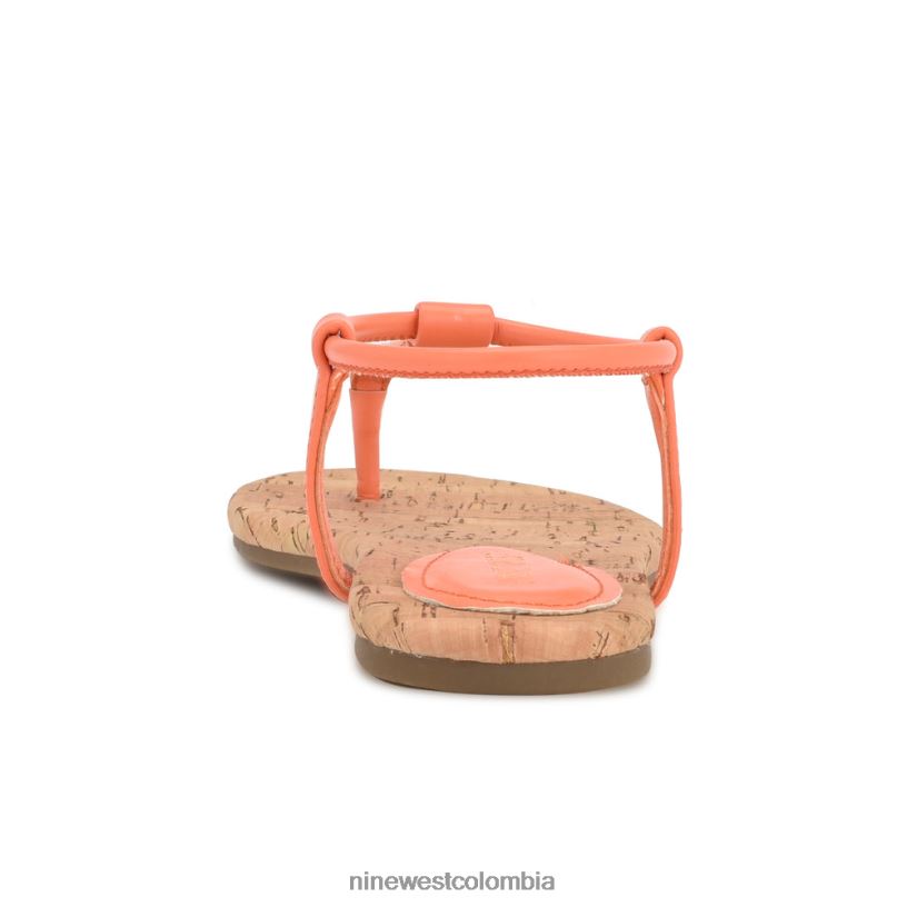 X0LV0625 naranja perfecto sandalias planas bassie Nine West