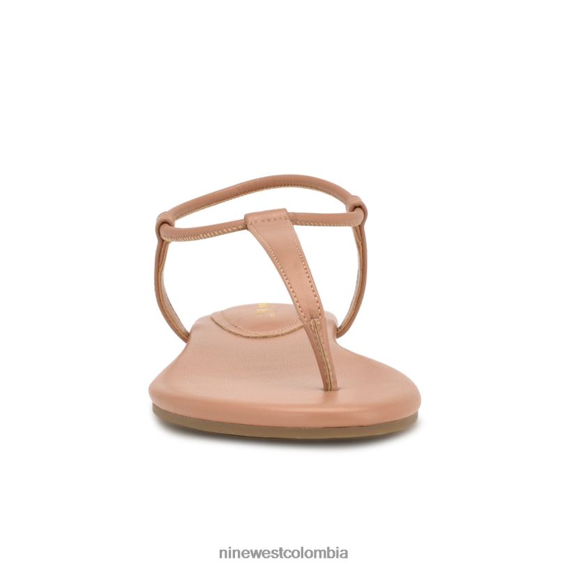 X0LV0638 bronceado suave sandalias planas bassie Nine West