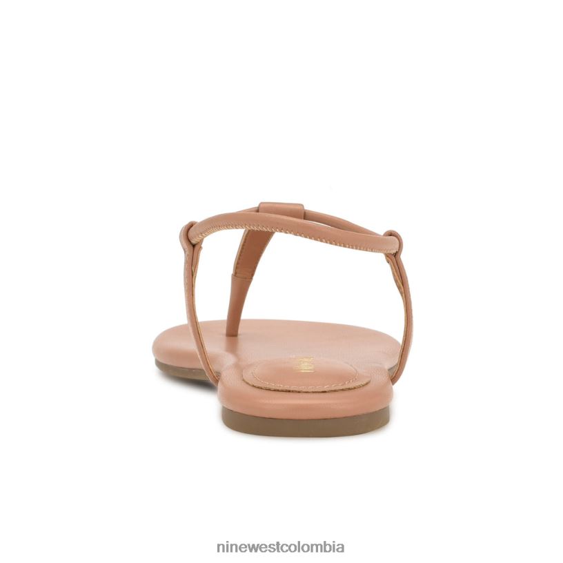 X0LV0638 bronceado suave sandalias planas bassie Nine West