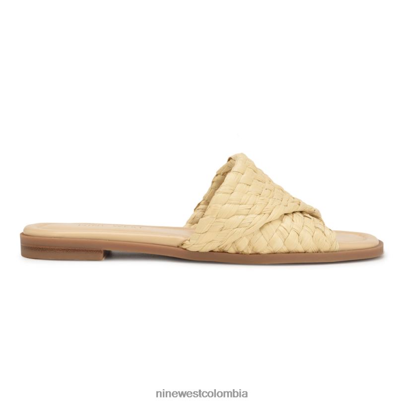 X0LV0649 natural sandalias planas havah Nine West