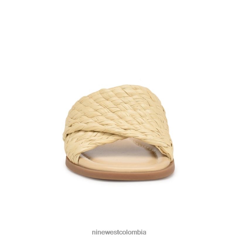 X0LV0649 natural sandalias planas havah Nine West