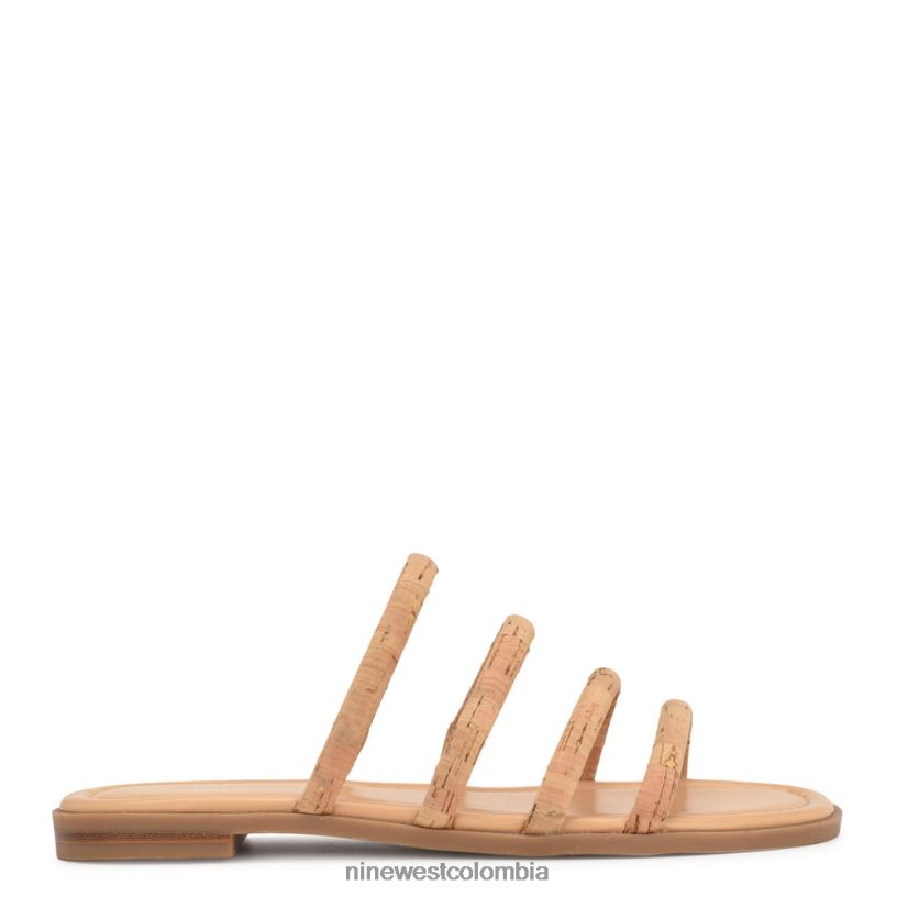 X0LV0654 natural sandalias planas happy Nine West