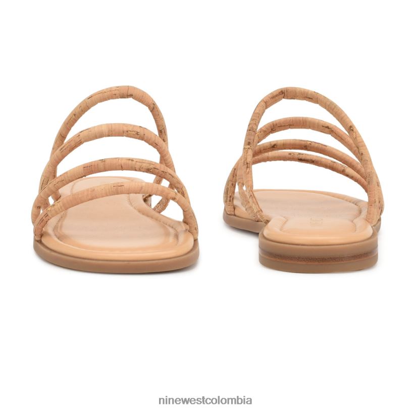 X0LV0654 natural sandalias planas happy Nine West