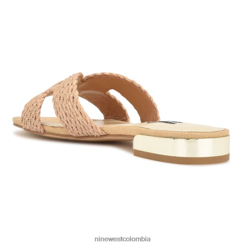 X0LV0662 luz natural sandalias planas irenie Nine West