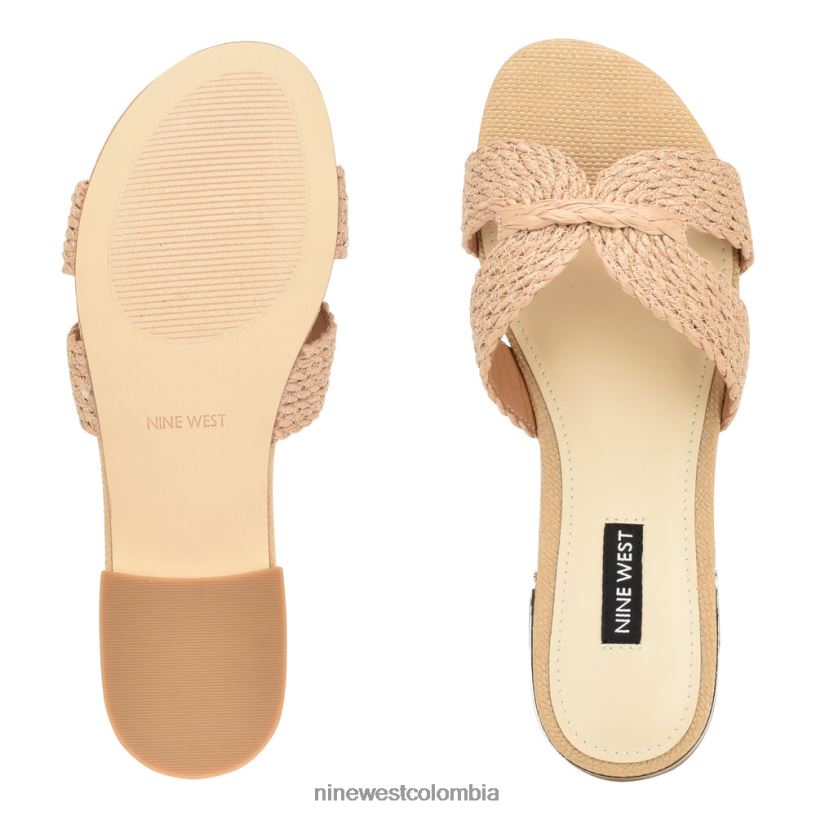 X0LV0662 luz natural sandalias planas irenie Nine West