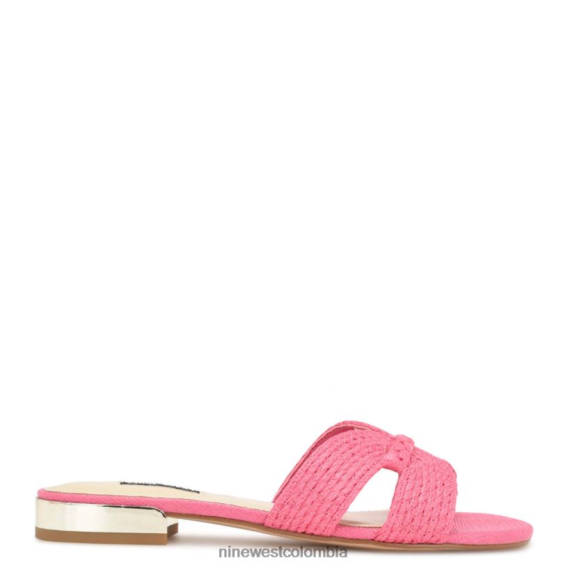 X0LV0663 rosa sandalias planas irenie Nine West