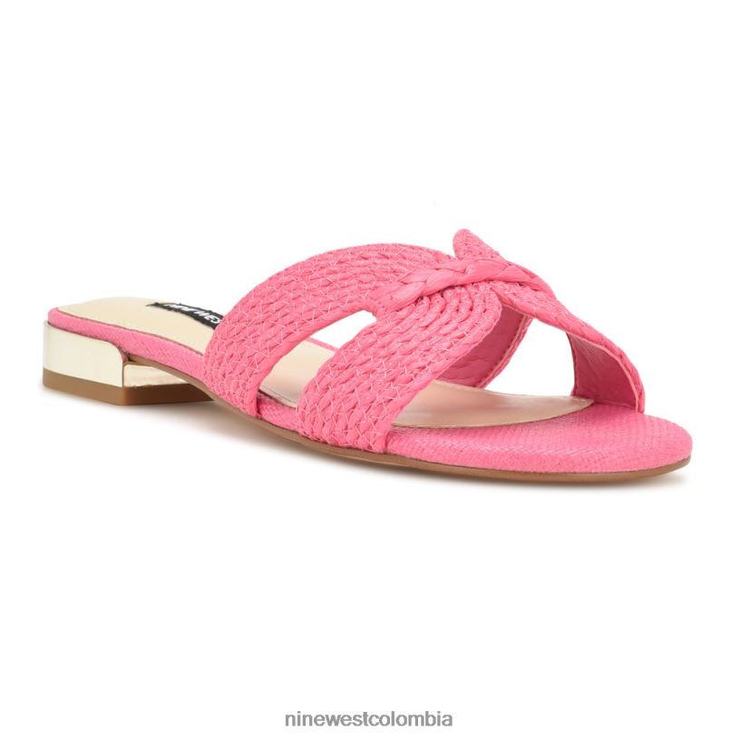 X0LV0663 rosa sandalias planas irenie Nine West