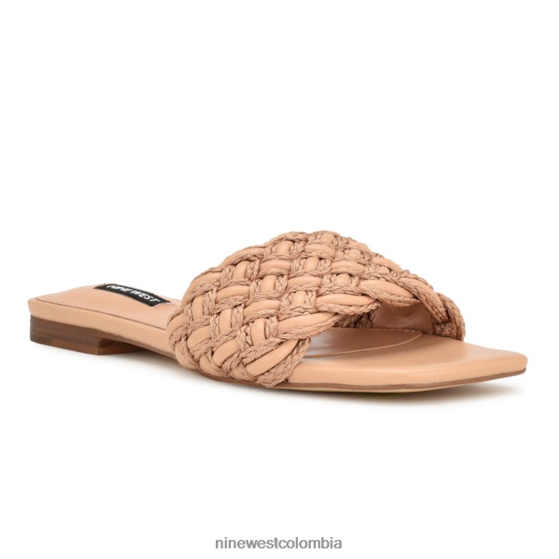 X0LV066 natural sandalias planas maci Nine West