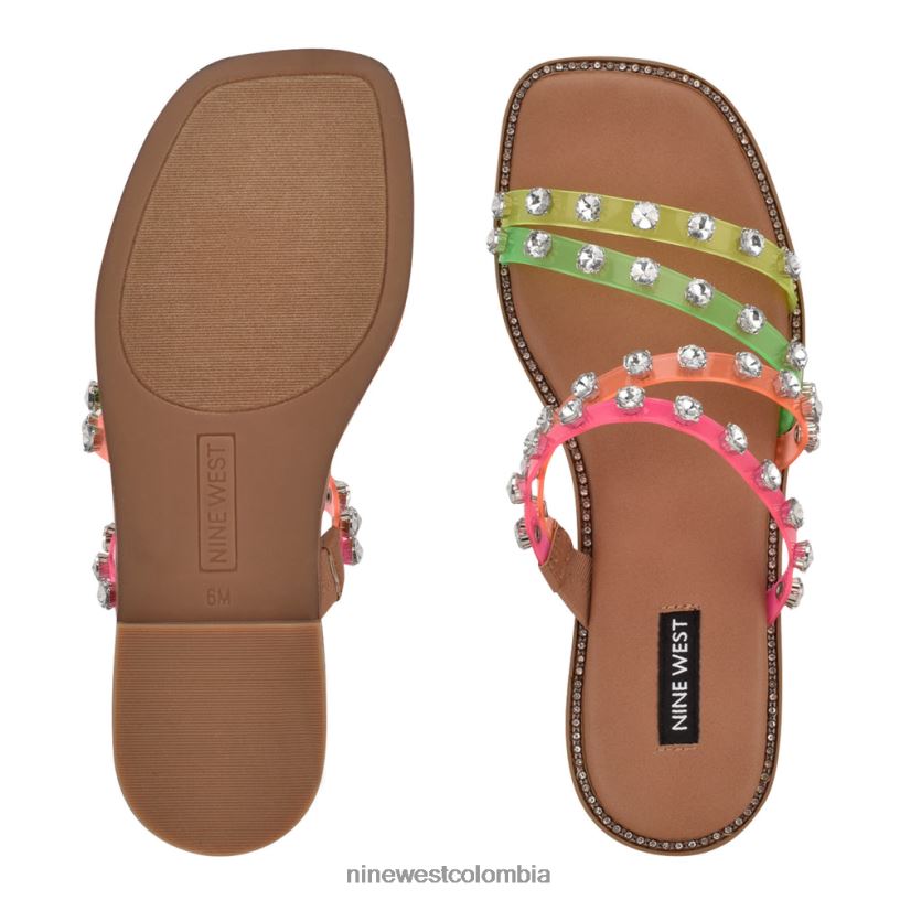 X0LV0675sandalias planas evan Nine West