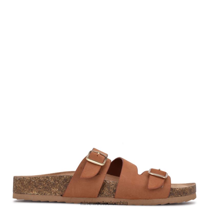 X0LV0685 rico cafe sandalias planas sommie Nine West