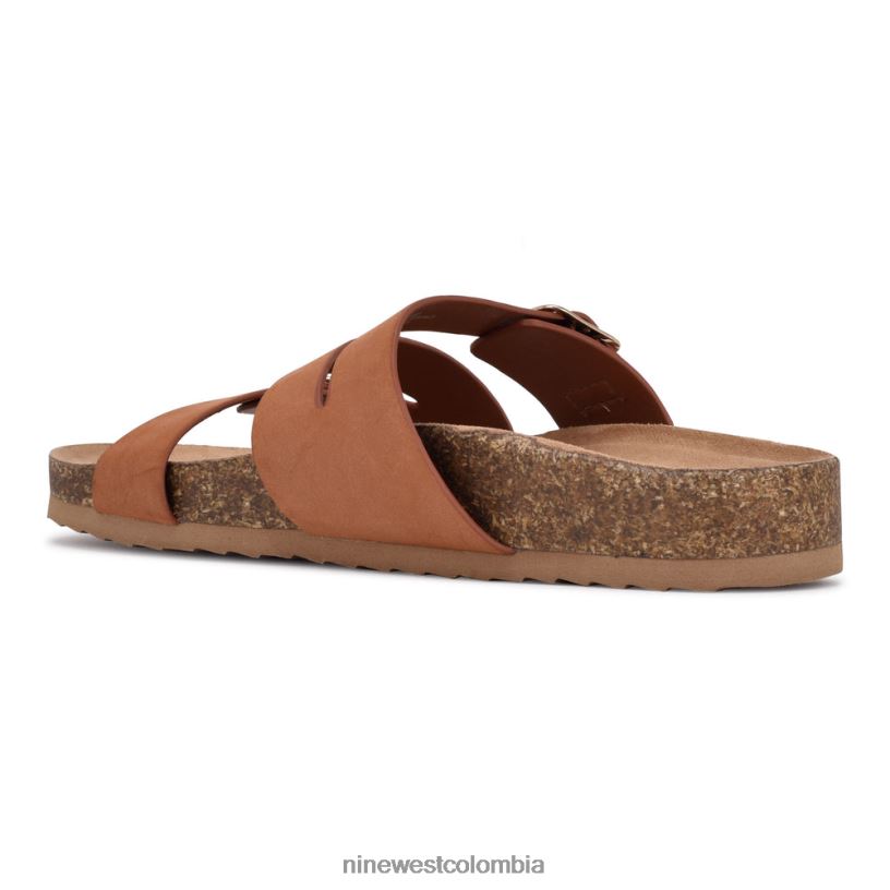 X0LV0685 rico cafe sandalias planas sommie Nine West