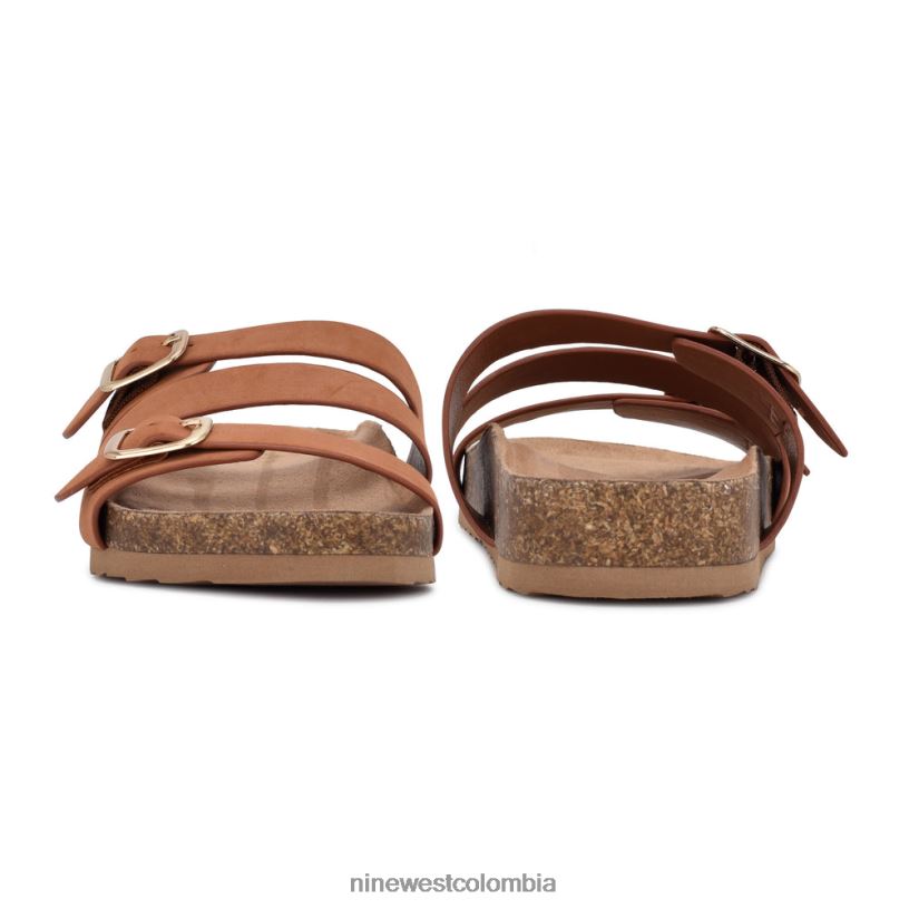 X0LV0685 rico cafe sandalias planas sommie Nine West