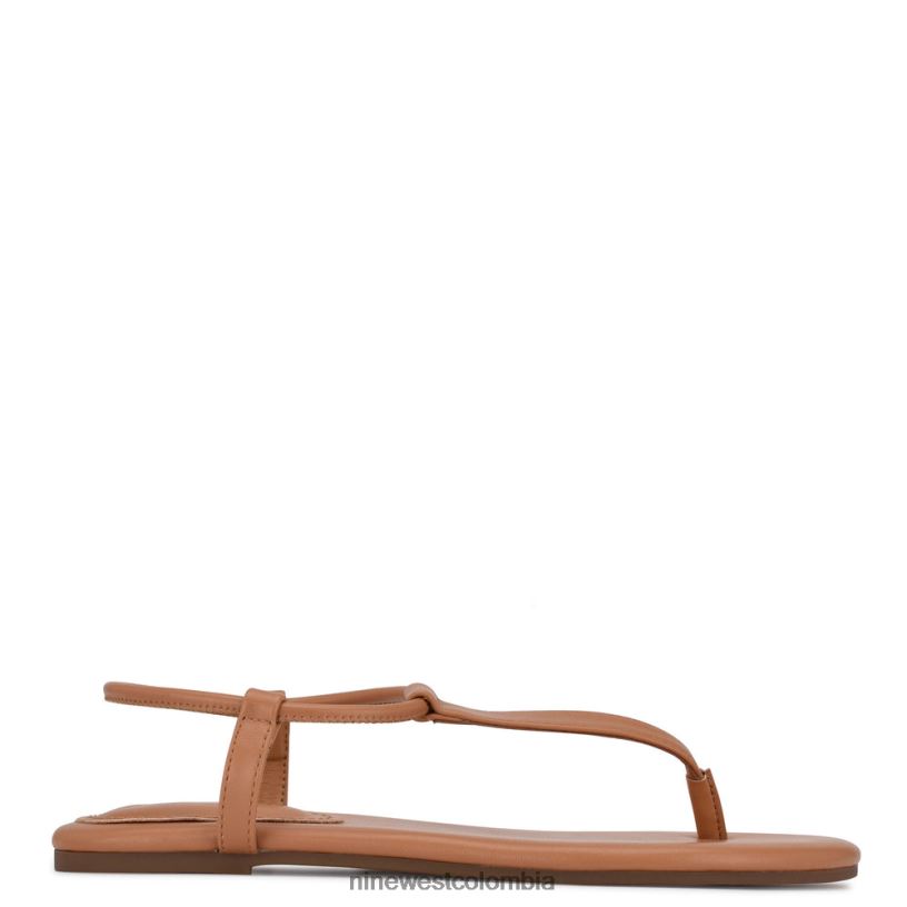 X0LV0692 natural sandalias planas bassie Nine West