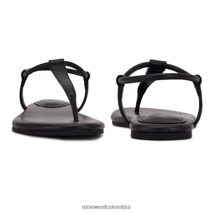 X0LV0694 negro sandalias planas bassie Nine West