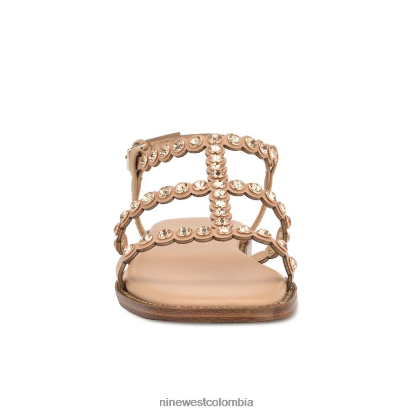 X0LV069 luz natural sandalias planas emily Nine West