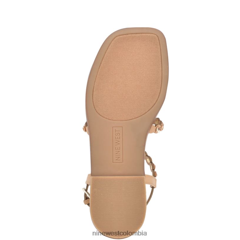 X0LV069 luz natural sandalias planas emily Nine West