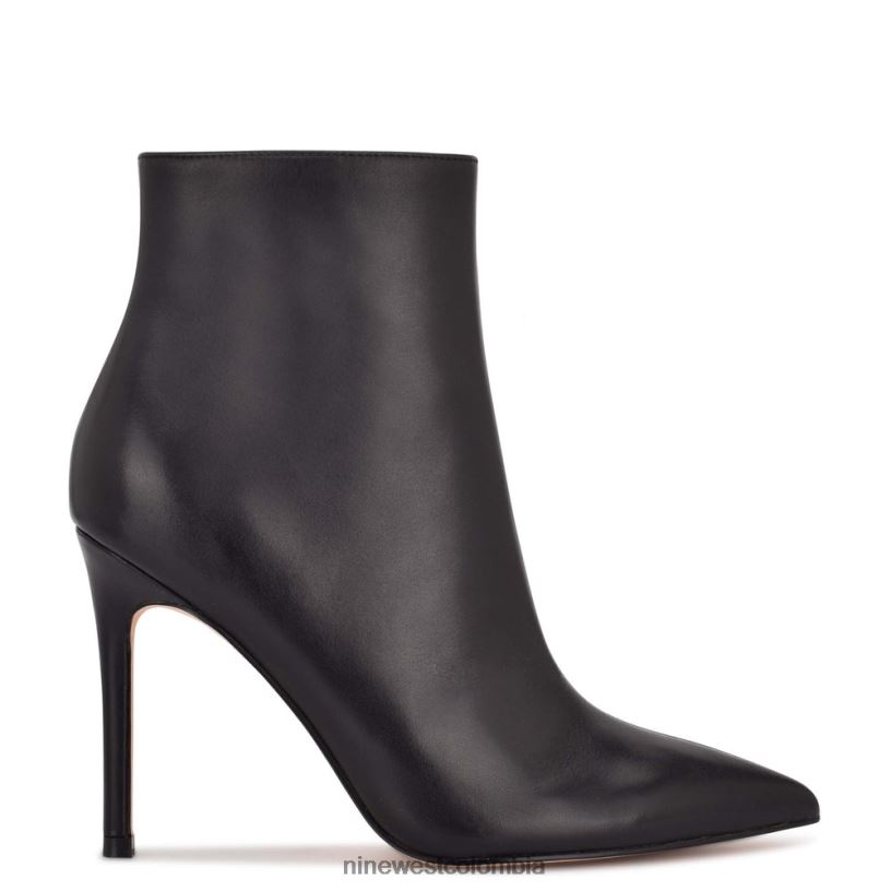 X0LV061640 cuero negro botines de vestir farrah Nine West