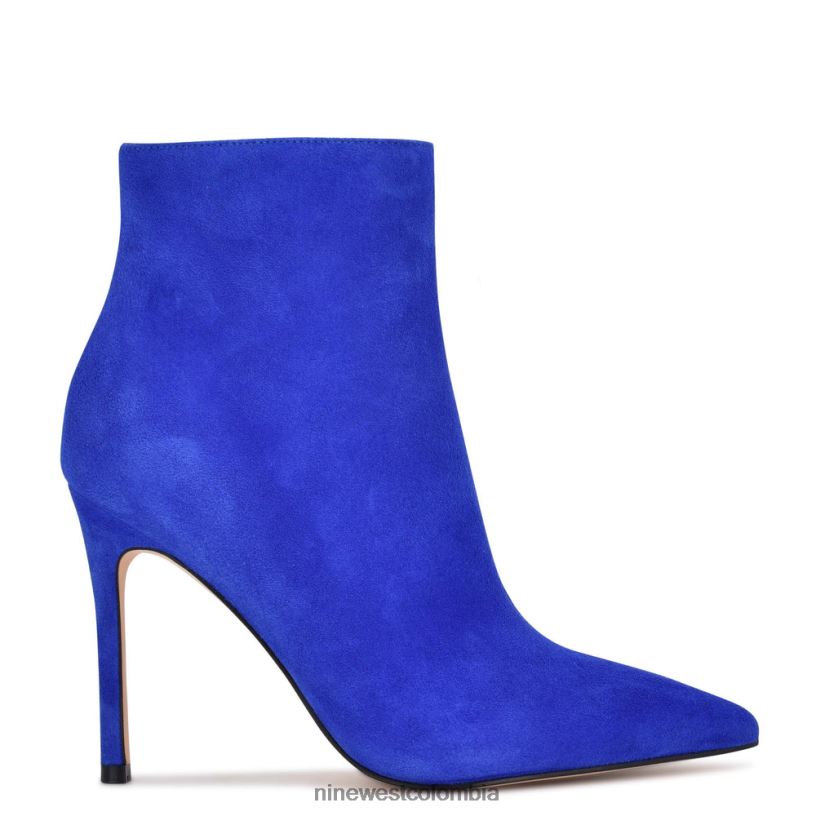 X0LV061686 gamuza azul botines de vestir farrah Nine West