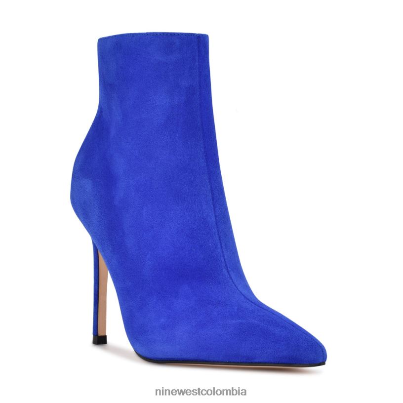 X0LV061686 gamuza azul botines de vestir farrah Nine West