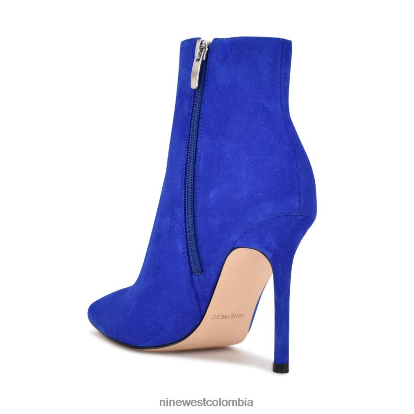 X0LV061686 gamuza azul botines de vestir farrah Nine West