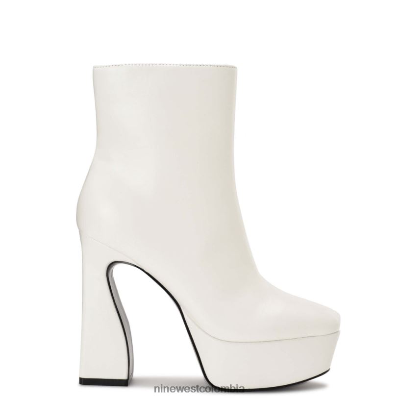 X0LV062924 blanco botines klinda con plataforma Nine West