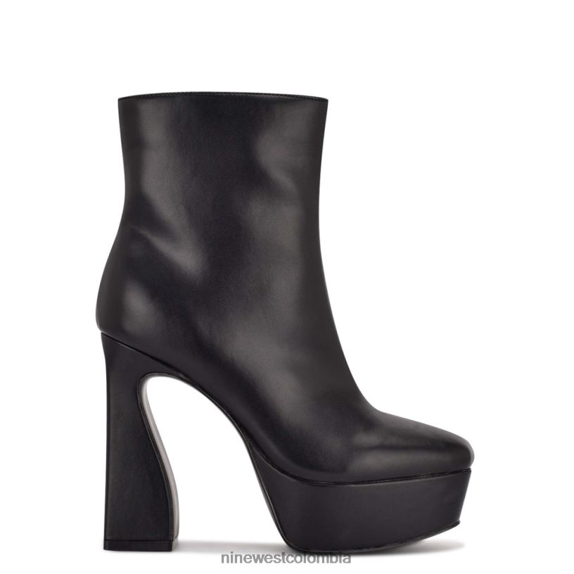 X0LV062925 negro botines klinda con plataforma Nine West