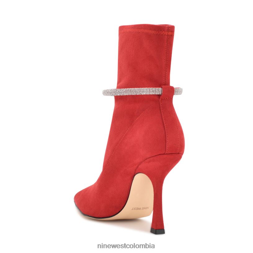 X0LV062939 gamuza roja botines de vestir ferba Nine West