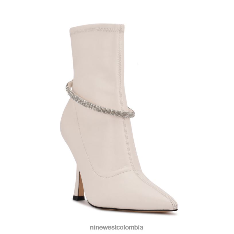 X0LV062951 cuero blanco botines de vestir ferba Nine West