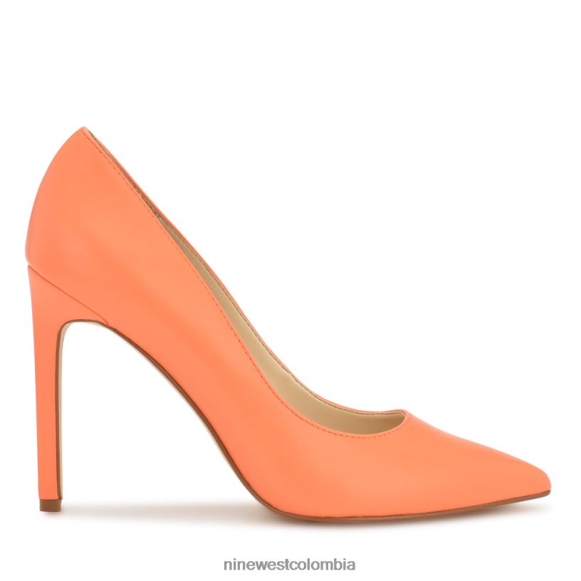 X0LV061256 naranja perfecto zapatos tatiana con punta puntiaguda Nine West