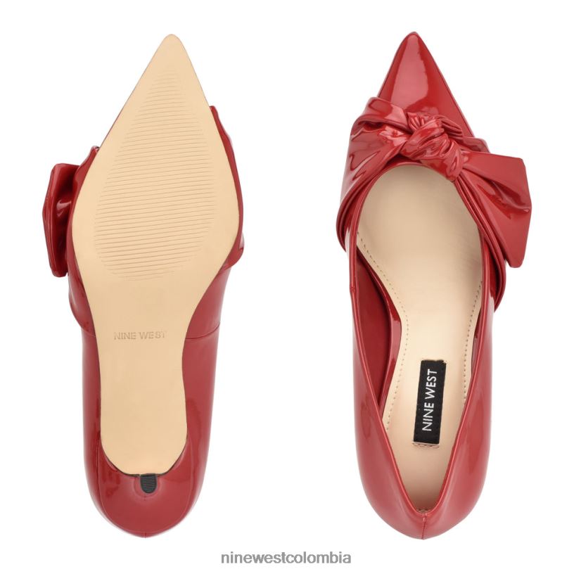 X0LV061159 charol rojo zapatos de vestir andee Nine West