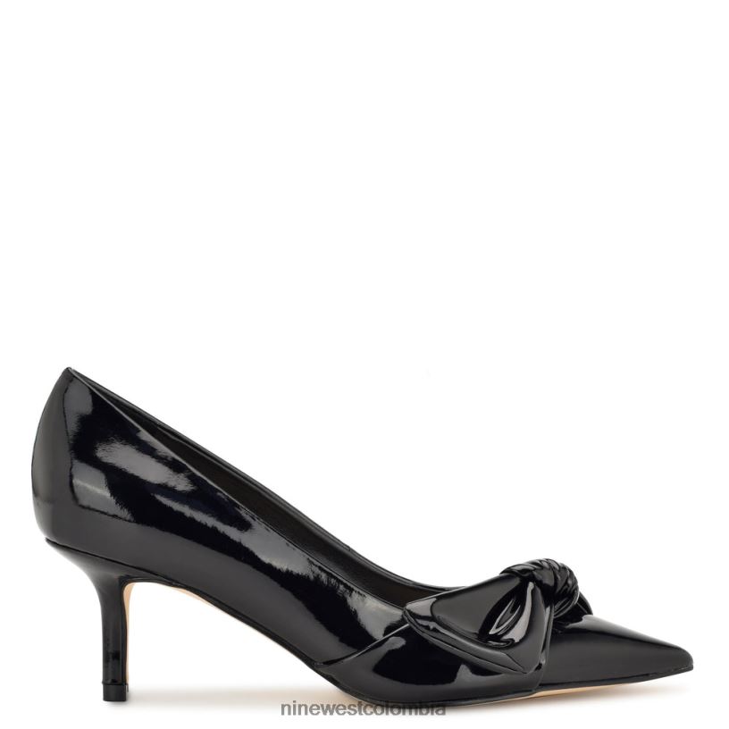 X0LV061162 charol negro zapatos de vestir andee Nine West